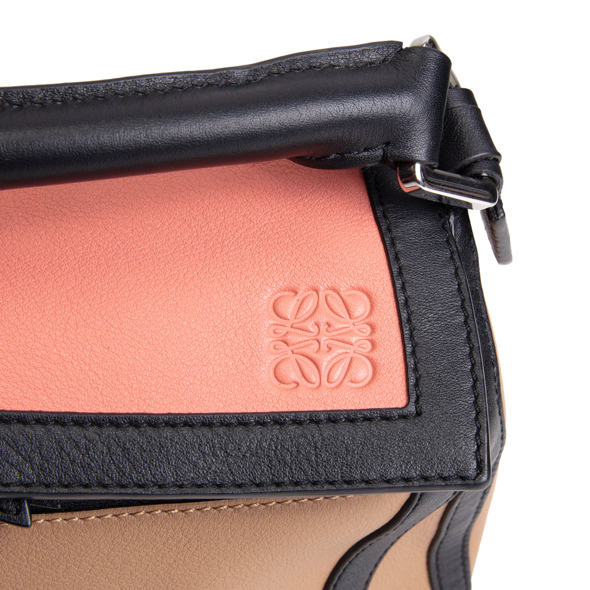 LOEWE Small Puzzle Bag - Pink and Beige