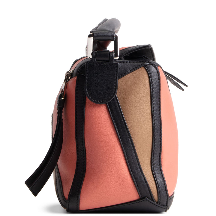 LOEWE Small Puzzle Bag - Pink and Beige