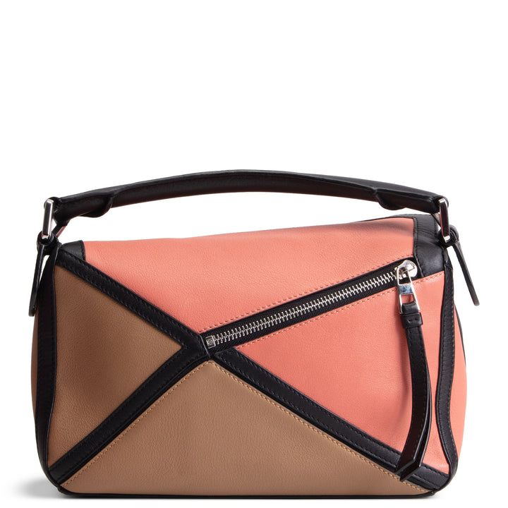 LOEWE Small Puzzle Bag - Pink and Beige
