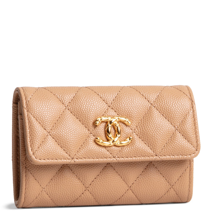CHANEL CC Flap Card Holder