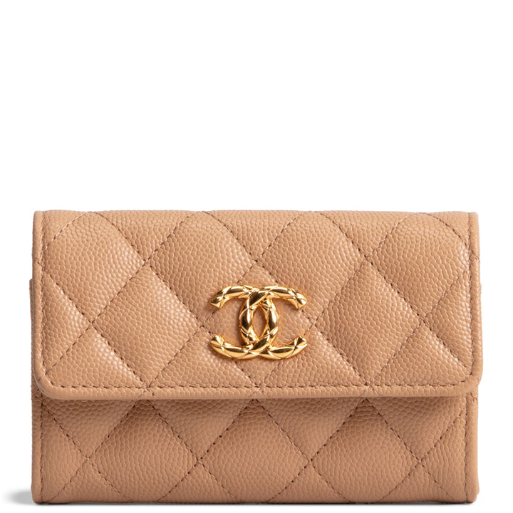 CHANEL CC Flap Card Holder