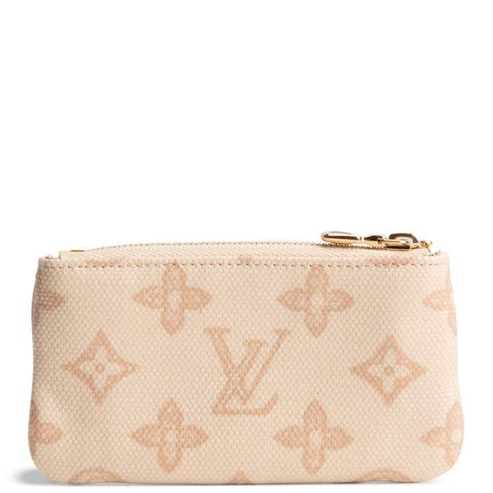 LOUIS VUITTON Coin Key Pouch - Monogram Origine Lin Coated Canvas