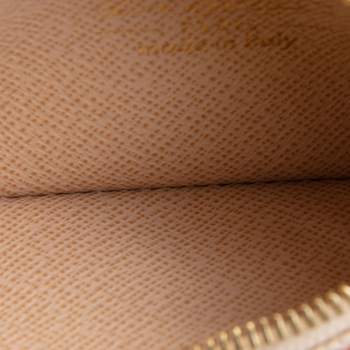 LOUIS VUITTON Coin Key Pouch - Monogram Origine Lin Coated Canvas