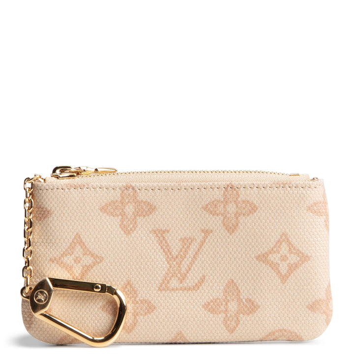 LOUIS VUITTON Coin Key Pouch - Monogram Origine Lin Coated Canvas