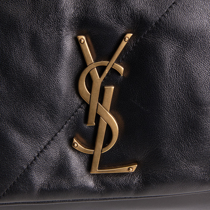 SAINT LAURENT Jamie 4.3 Patchwork Maxi - Black