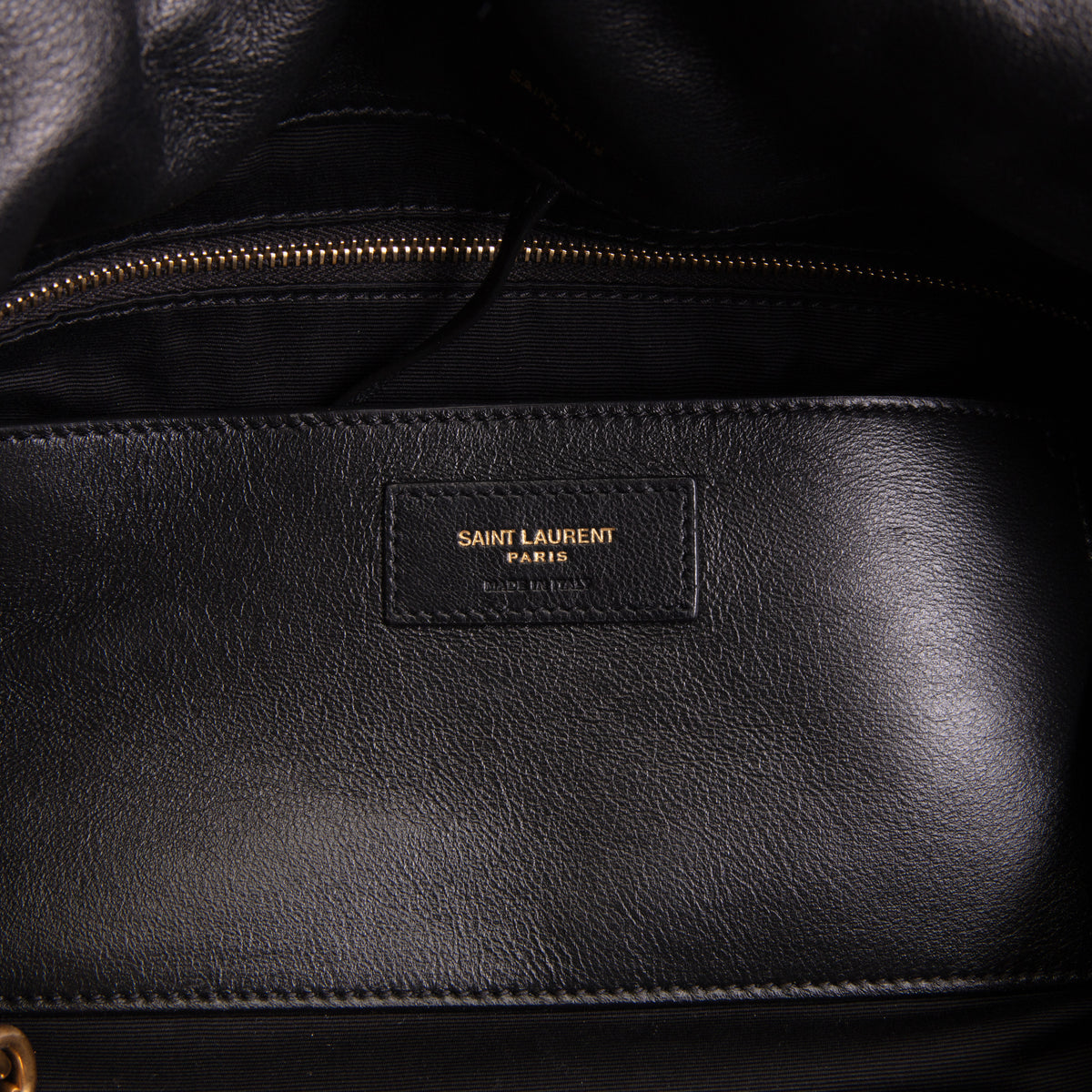 SAINT LAURENT Jamie 4.3 Patchwork Maxi - Black