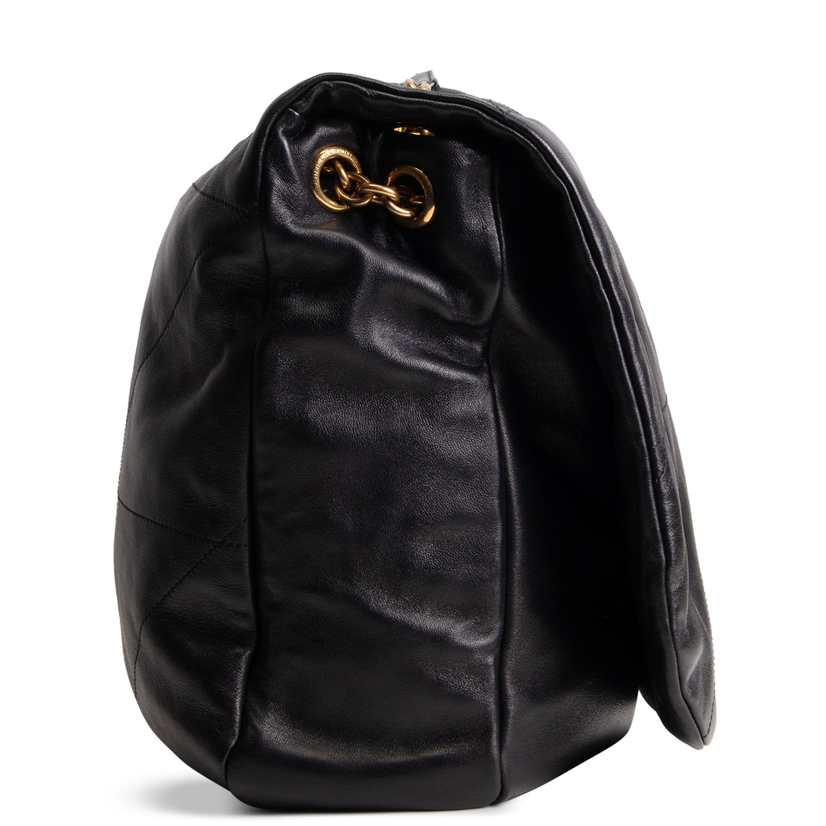 SAINT LAURENT Jamie 4.3 Patchwork Maxi - Black