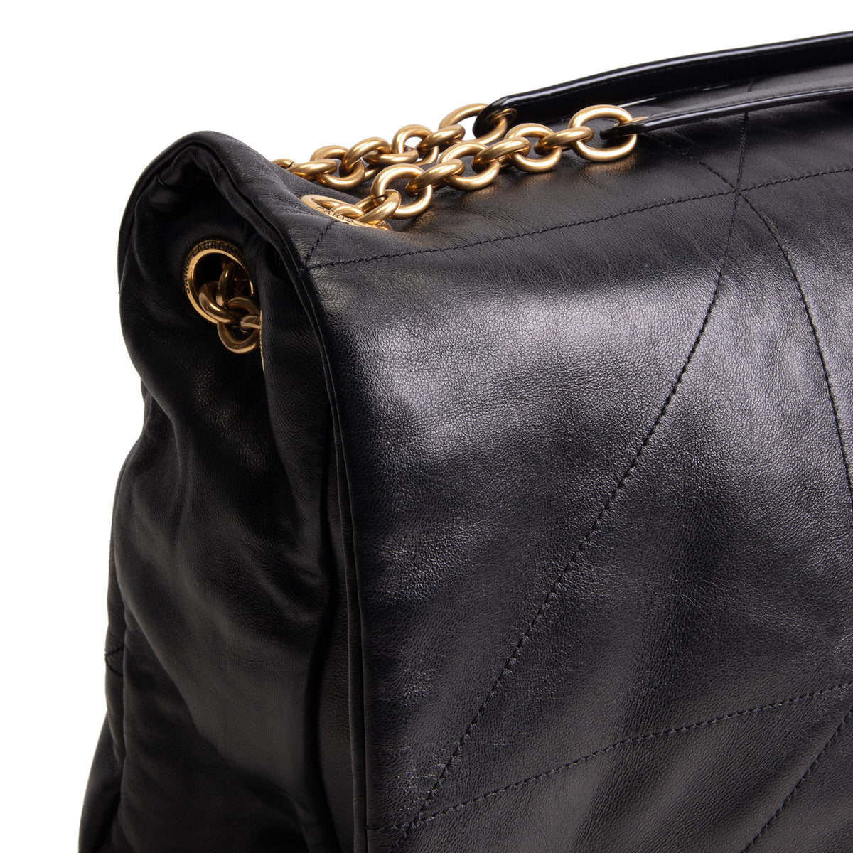 SAINT LAURENT Jamie 4.3 Patchwork Maxi - Black