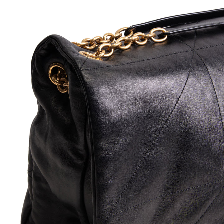 SAINT LAURENT Jamie 4.3 Patchwork Maxi - Black