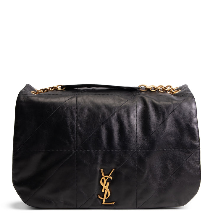 SAINT LAURENT Jamie 4.3 Patchwork Maxi - Black