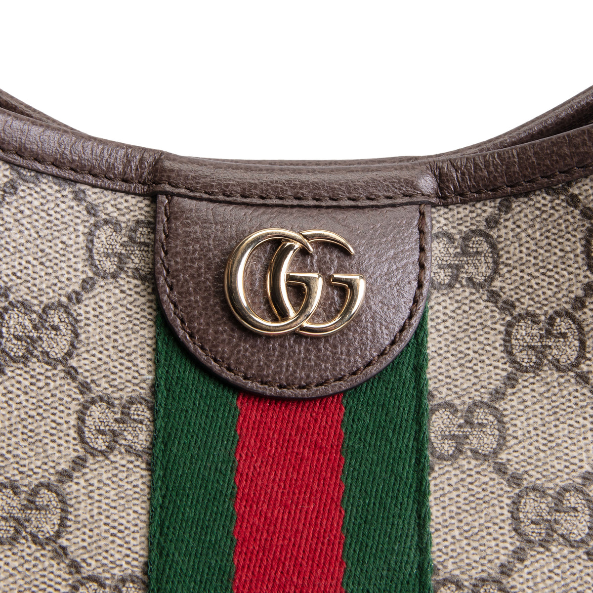 GUCCI GG Supreme Ophidia Large Shoulder Bag w/ Pouch