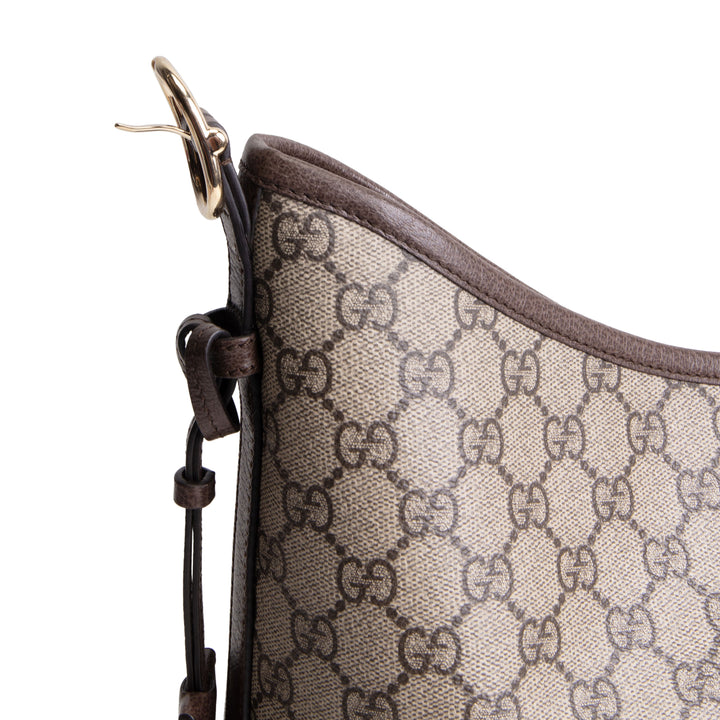 GUCCI GG Supreme Ophidia Large Shoulder Bag w/ Pouch