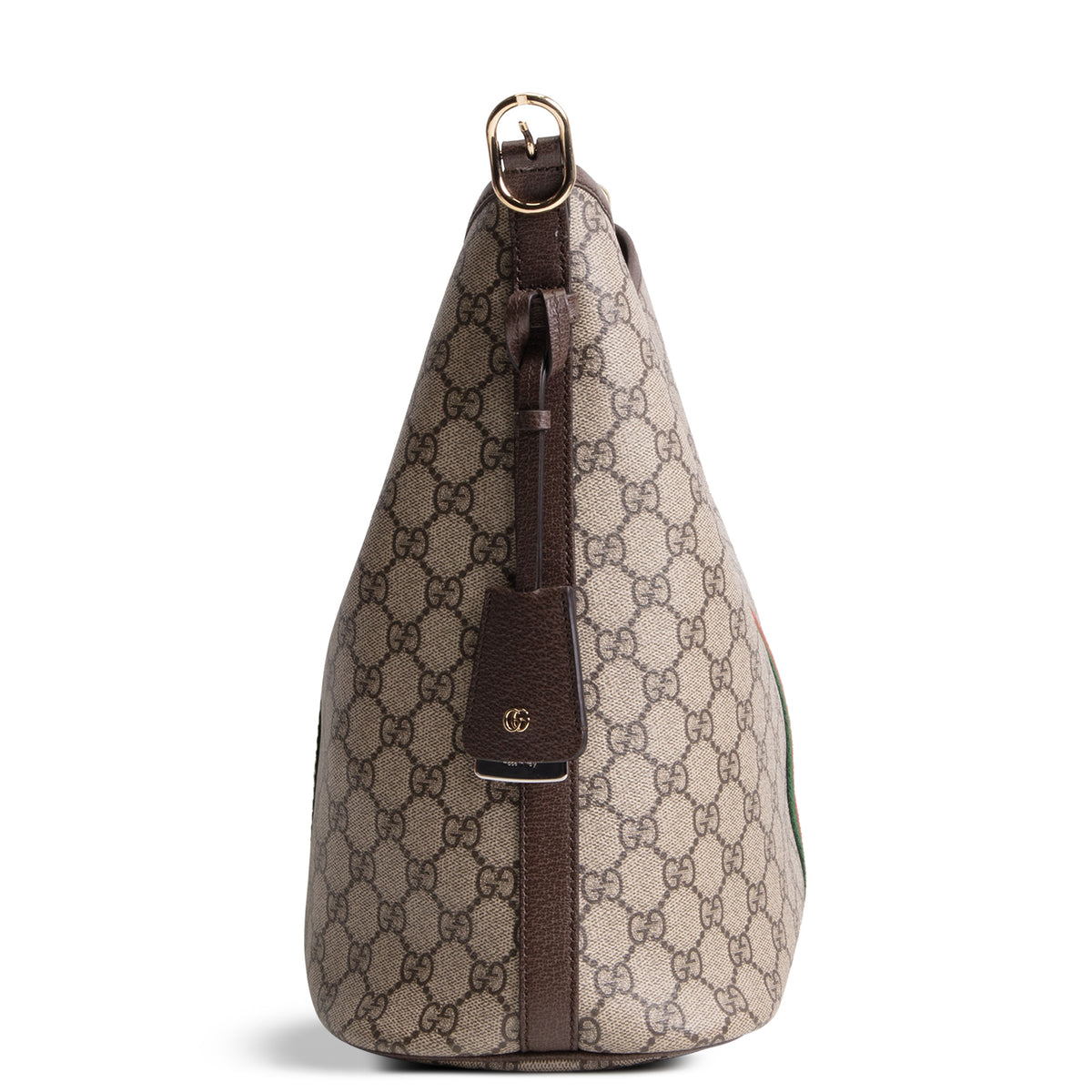 GUCCI GG Supreme Ophidia Large Shoulder Bag w/ Pouch