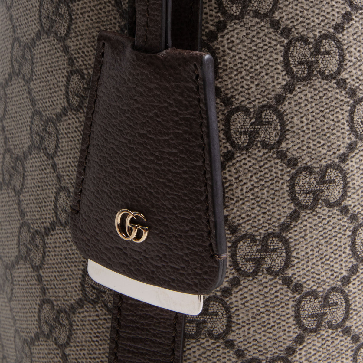 GUCCI GG Supreme Ophidia Large Shoulder Bag w/ Pouch