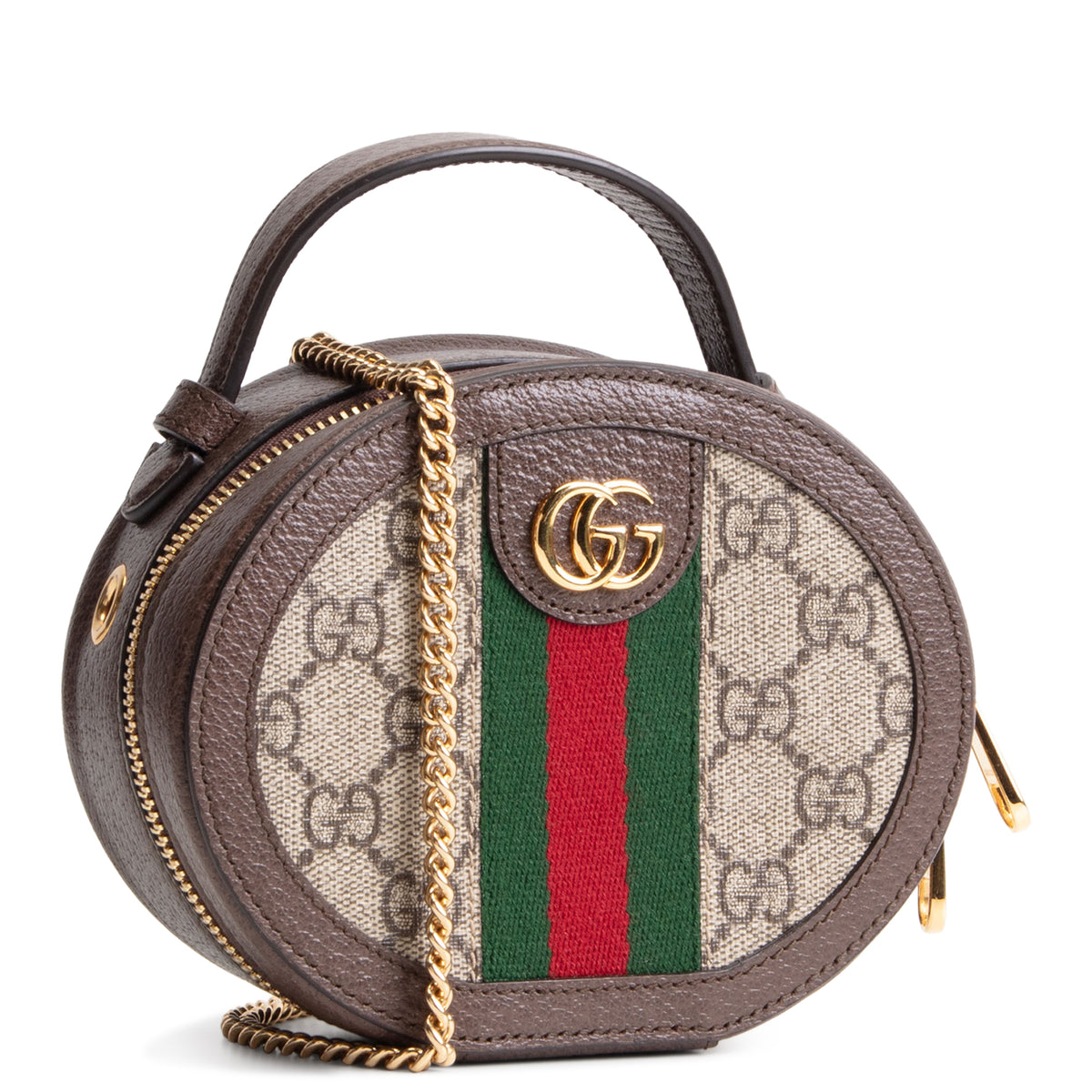 GUCCI GG Supreme Ophidia Round Top Handle