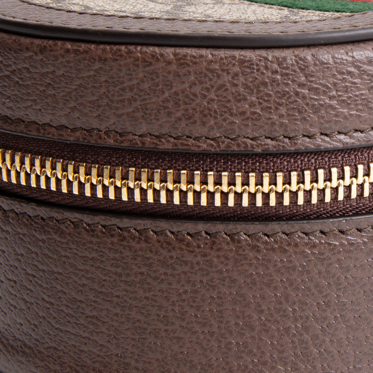 GUCCI GG Supreme Ophidia Round Top Handle