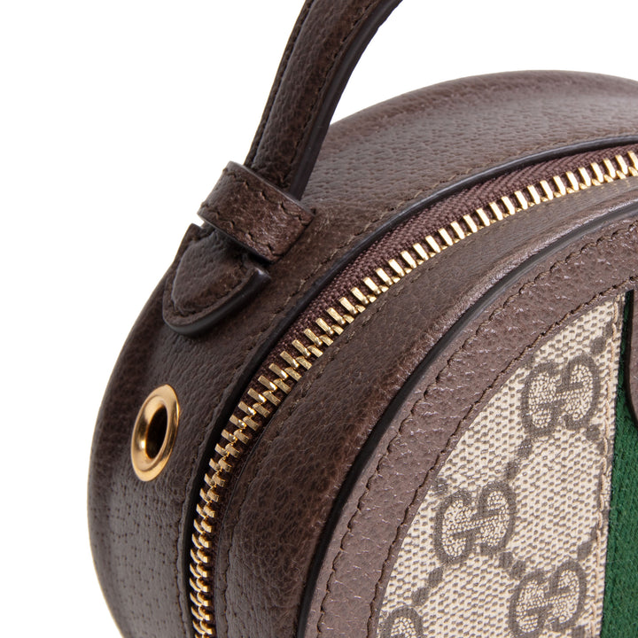 GUCCI GG Supreme Ophidia Round Top Handle