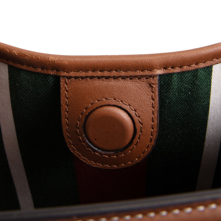 GUCCI GG Supreme Emblem Small Bucket Bag