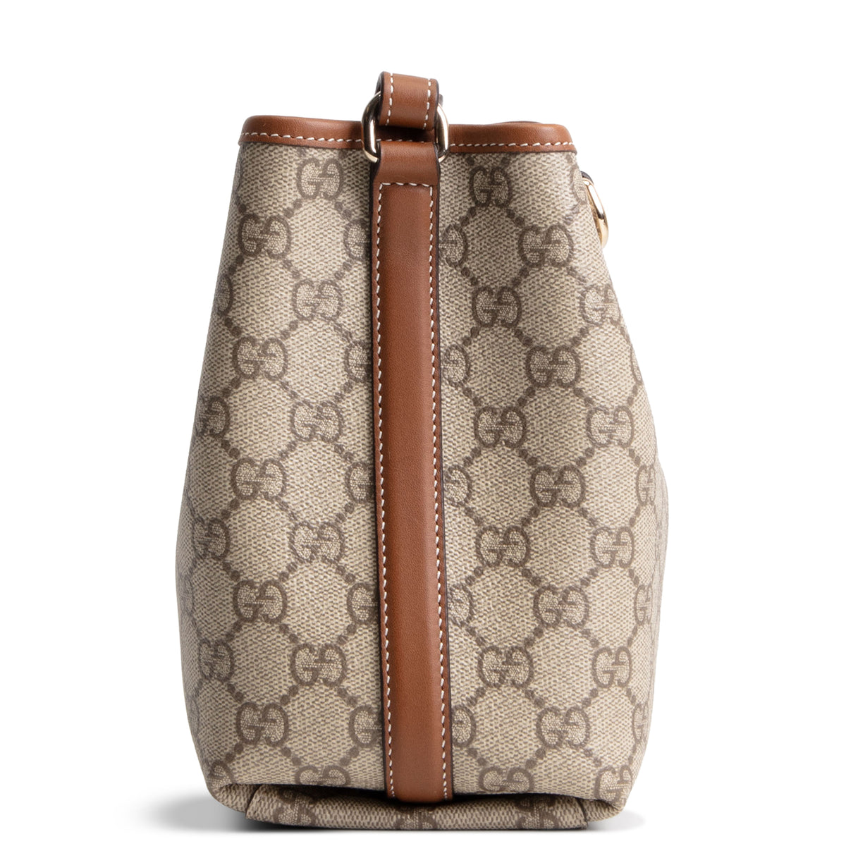GUCCI GG Supreme Emblem Small Bucket Bag