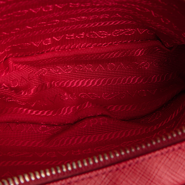 PRADA Saffiano Leather Mini Camera Bag