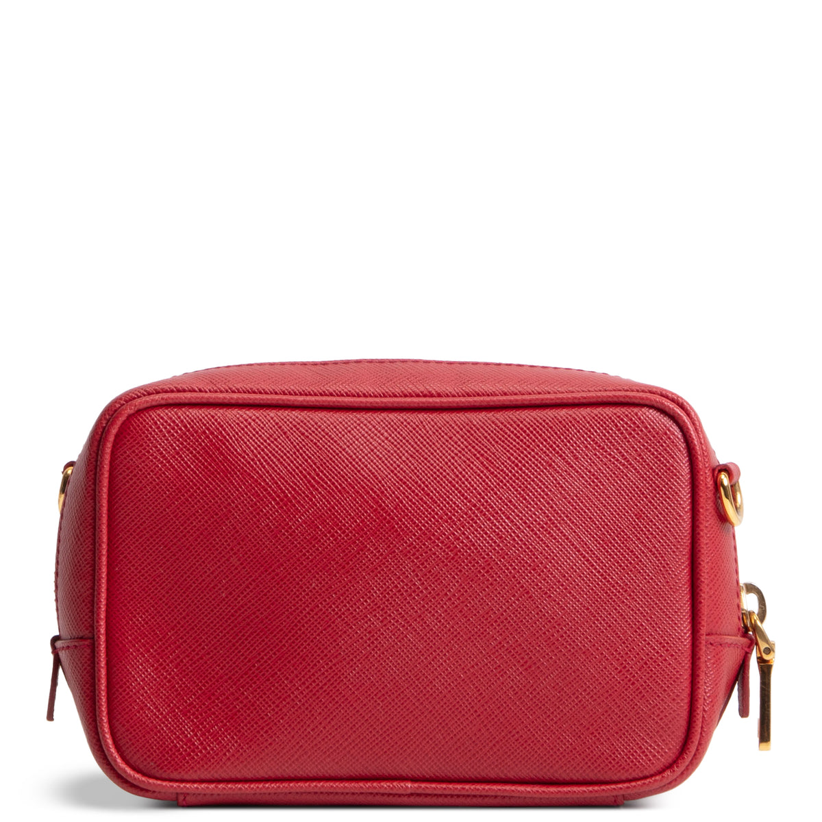 PRADA Saffiano Leather Mini Camera Bag