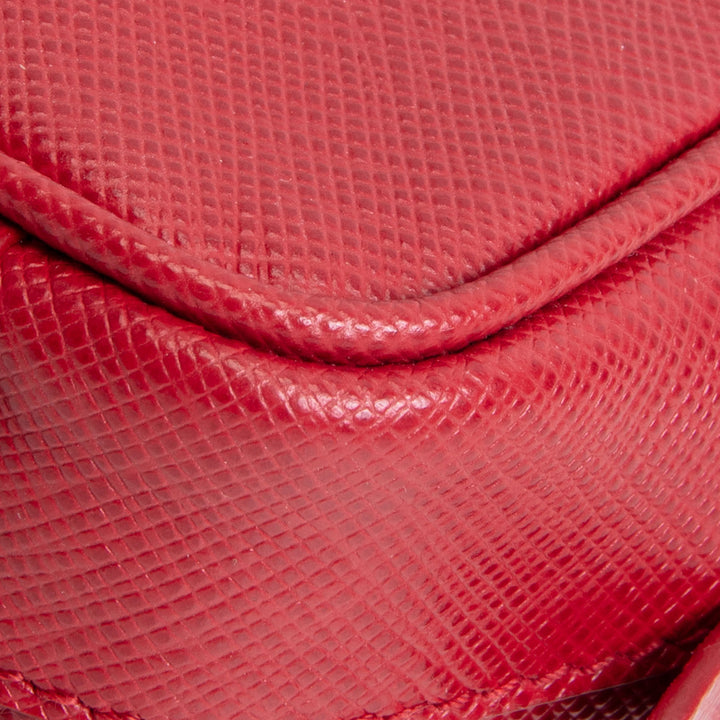 PRADA Saffiano Leather Mini Camera Bag