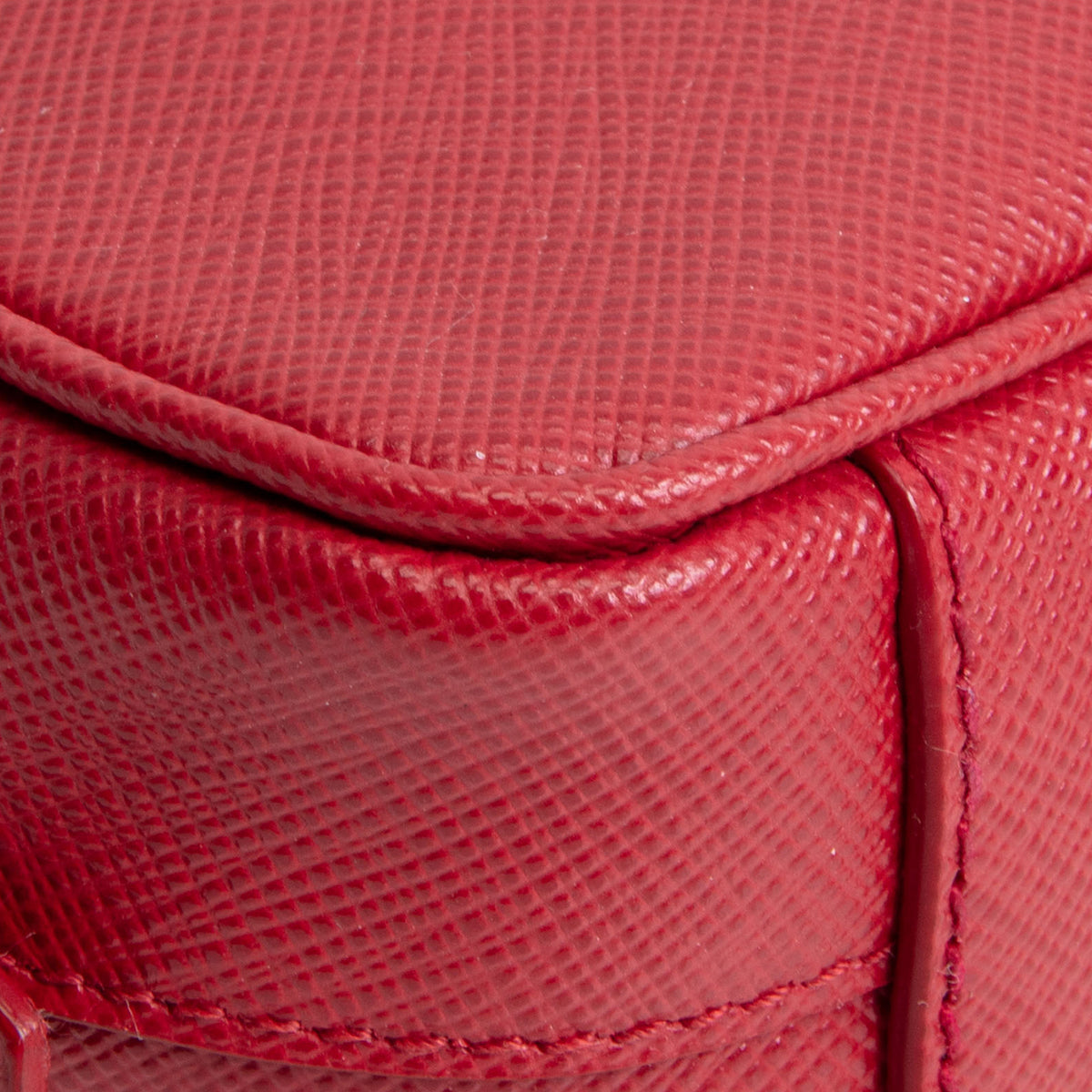 PRADA Saffiano Leather Mini Camera Bag