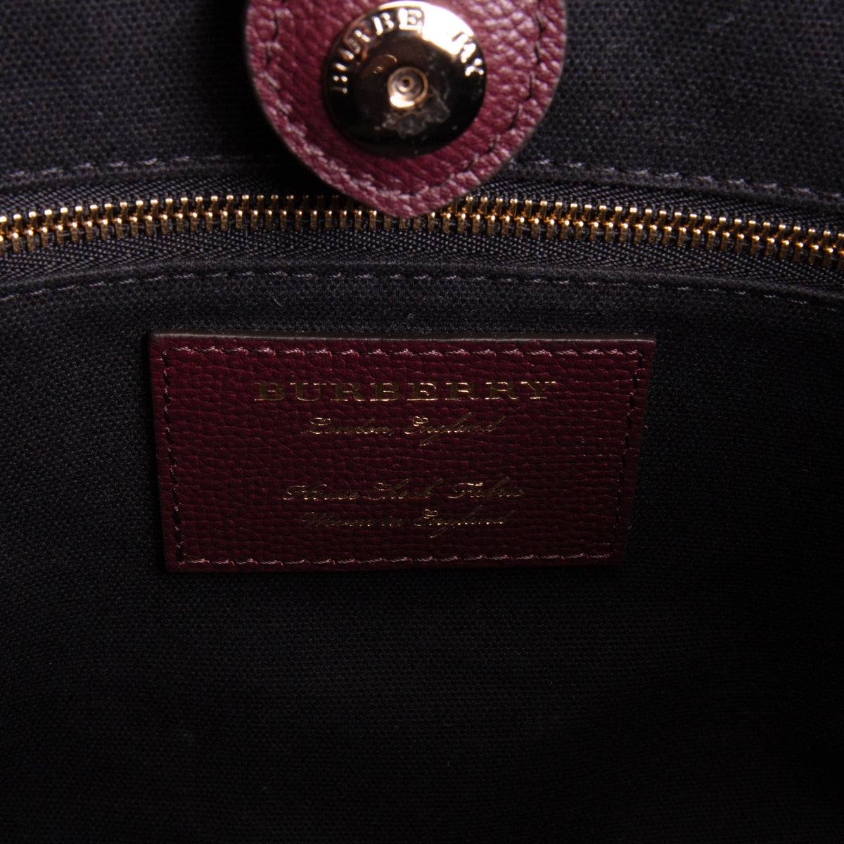 BURBERRY House Check Banner Tote - Medium