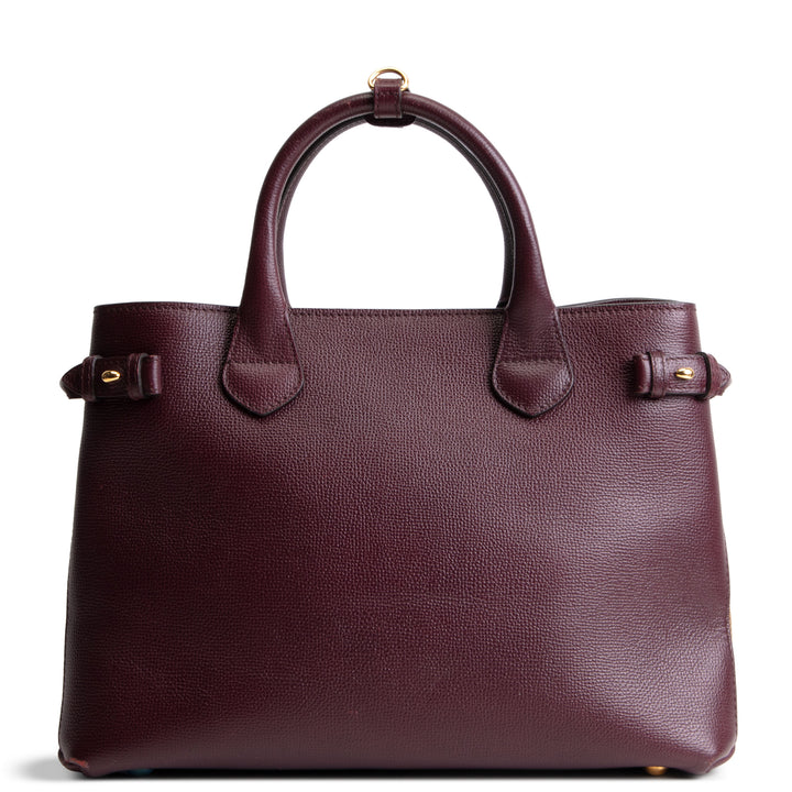 BURBERRY House Check Banner Tote - Medium