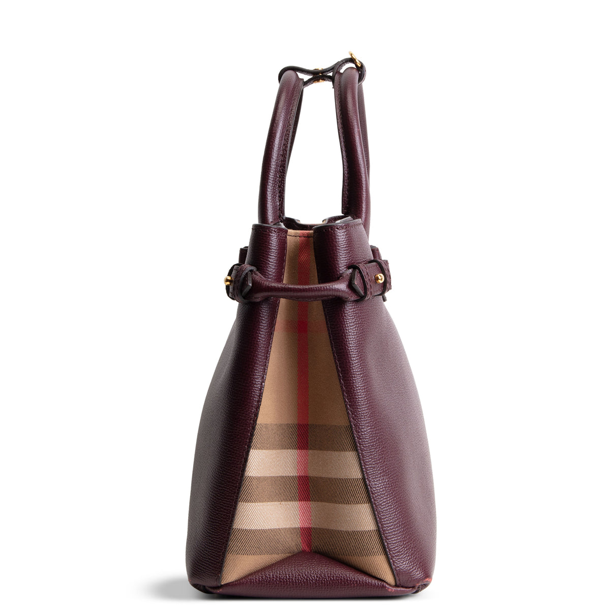BURBERRY House Check Banner Tote - Medium