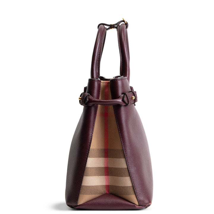 BURBERRY House Check Banner Tote - Medium