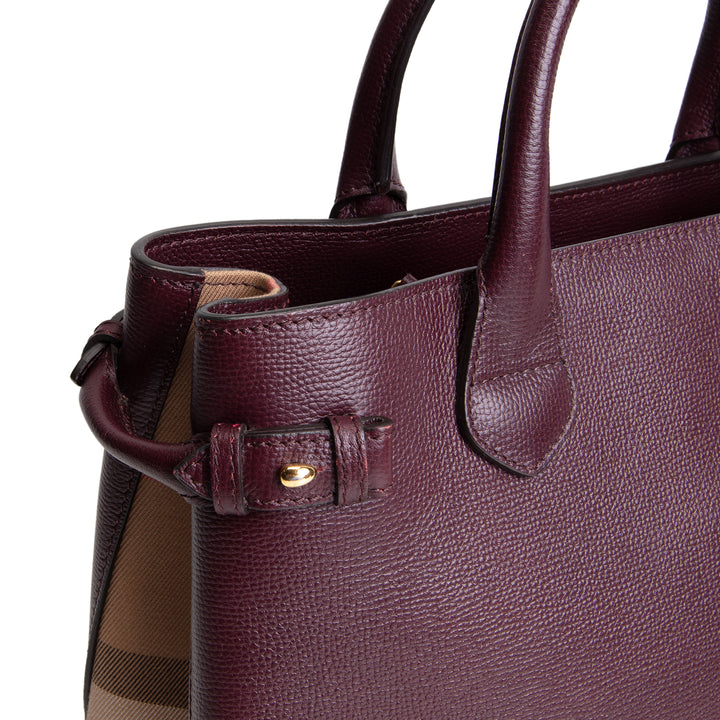 BURBERRY House Check Banner Tote - Medium