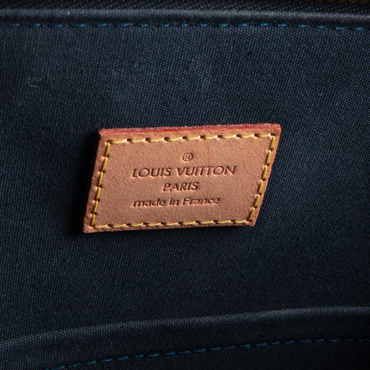 LOUIS VUITTON Monogram Vernis Alma GM - Dark Green