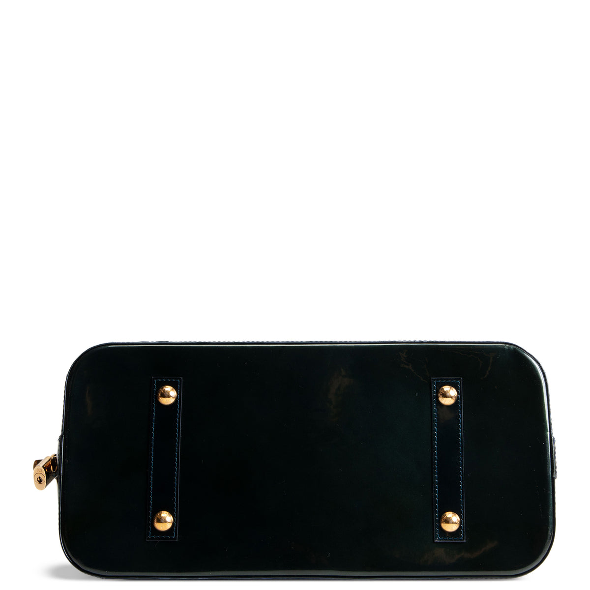 LOUIS VUITTON Monogram Vernis Alma GM - Dark Green