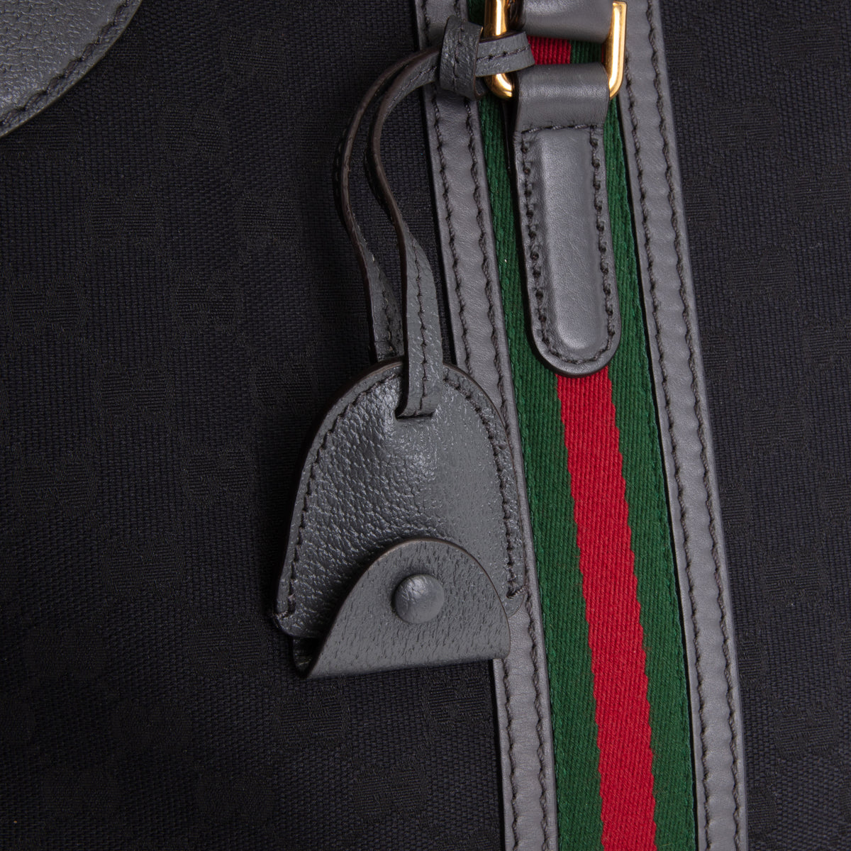 GUCCI GG Canvas XL Bauletto Duffle Bag