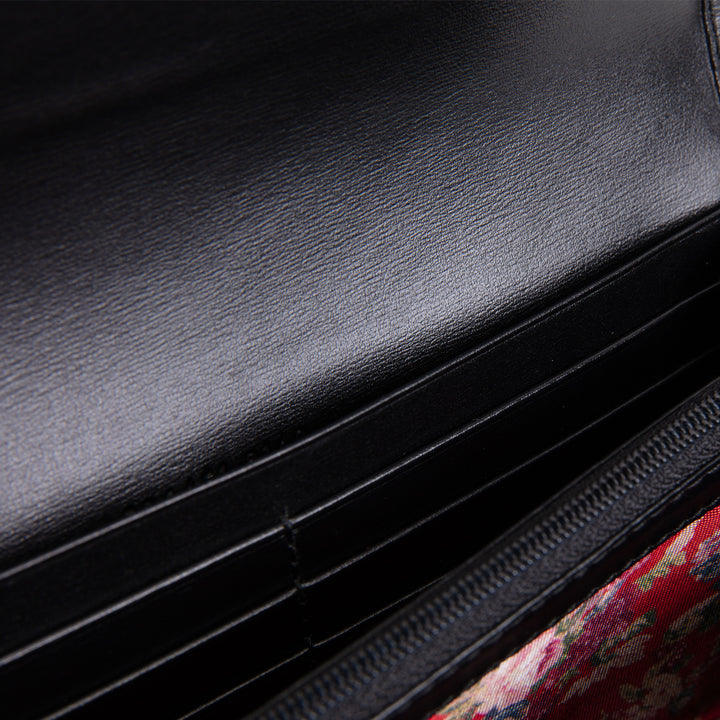 GUCCI Web Trapuntata GG Continental Wallet
