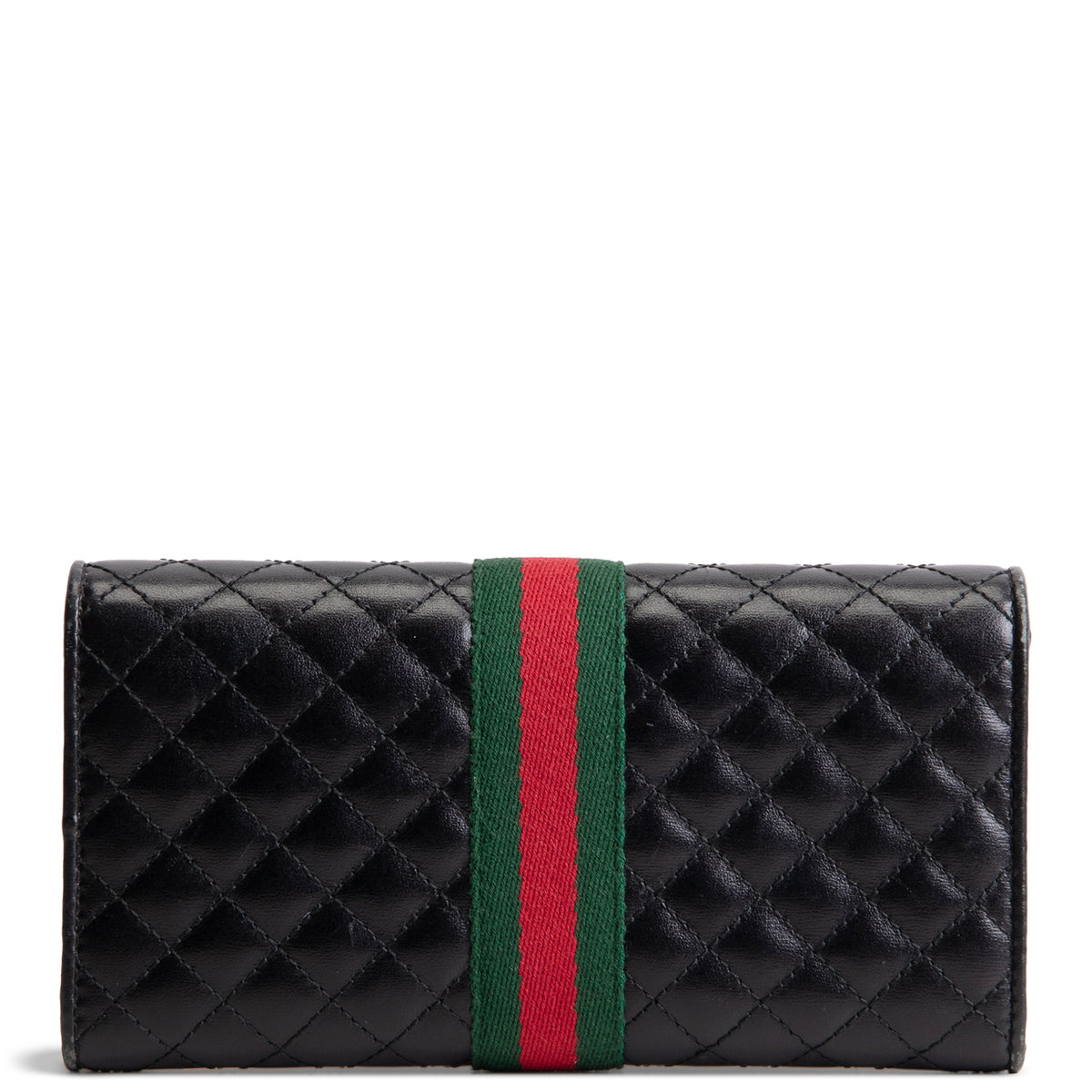 GUCCI Web Trapuntata GG Continental Wallet