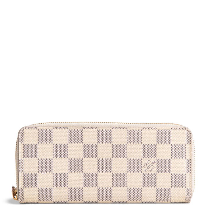 LOUIS VUITTON Clemence Wallet - Damier Azur OUTLET FINAL SALE