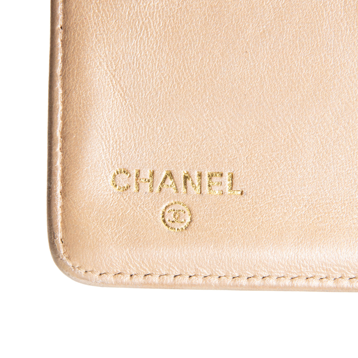 CHANEL Camellia Embossed Continental Bifold Wallet - Teal