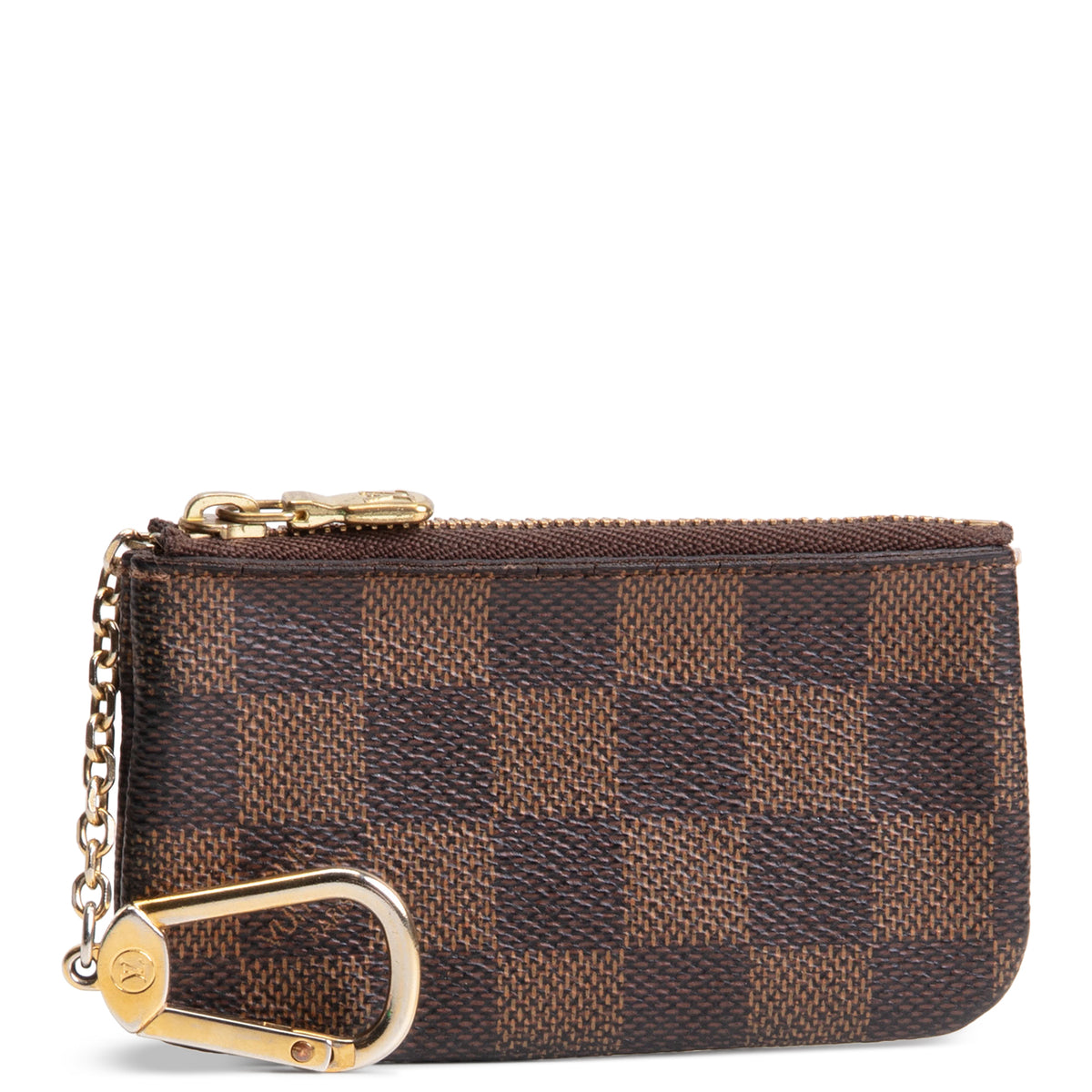 LOUIS VUITTON Key Pouch - Damier Ebene Vintage OUTLET FINAL SALE
