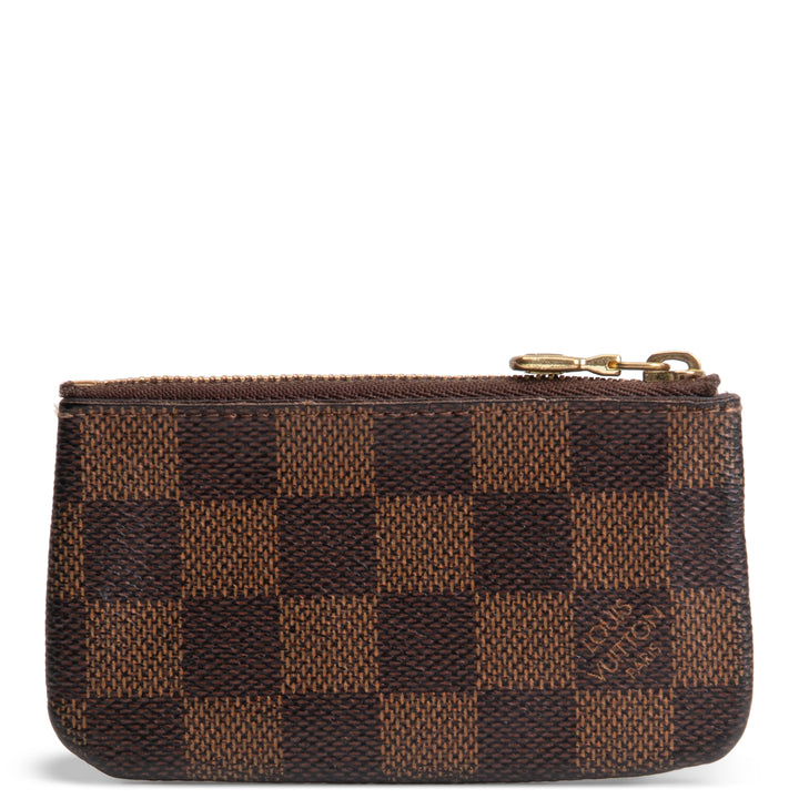 LOUIS VUITTON Key Pouch - Damier Ebene Vintage OUTLET FINAL SALE