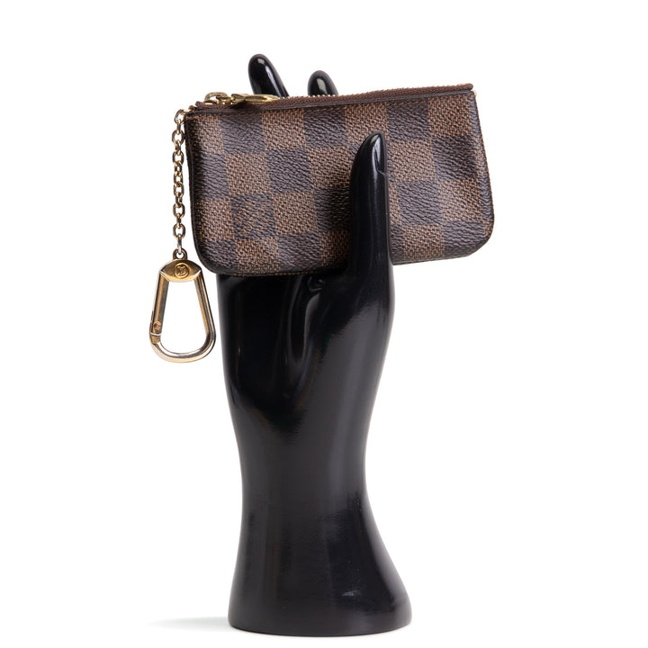 LOUIS VUITTON Key Pouch - Damier Ebene Vintage OUTLET FINAL SALE