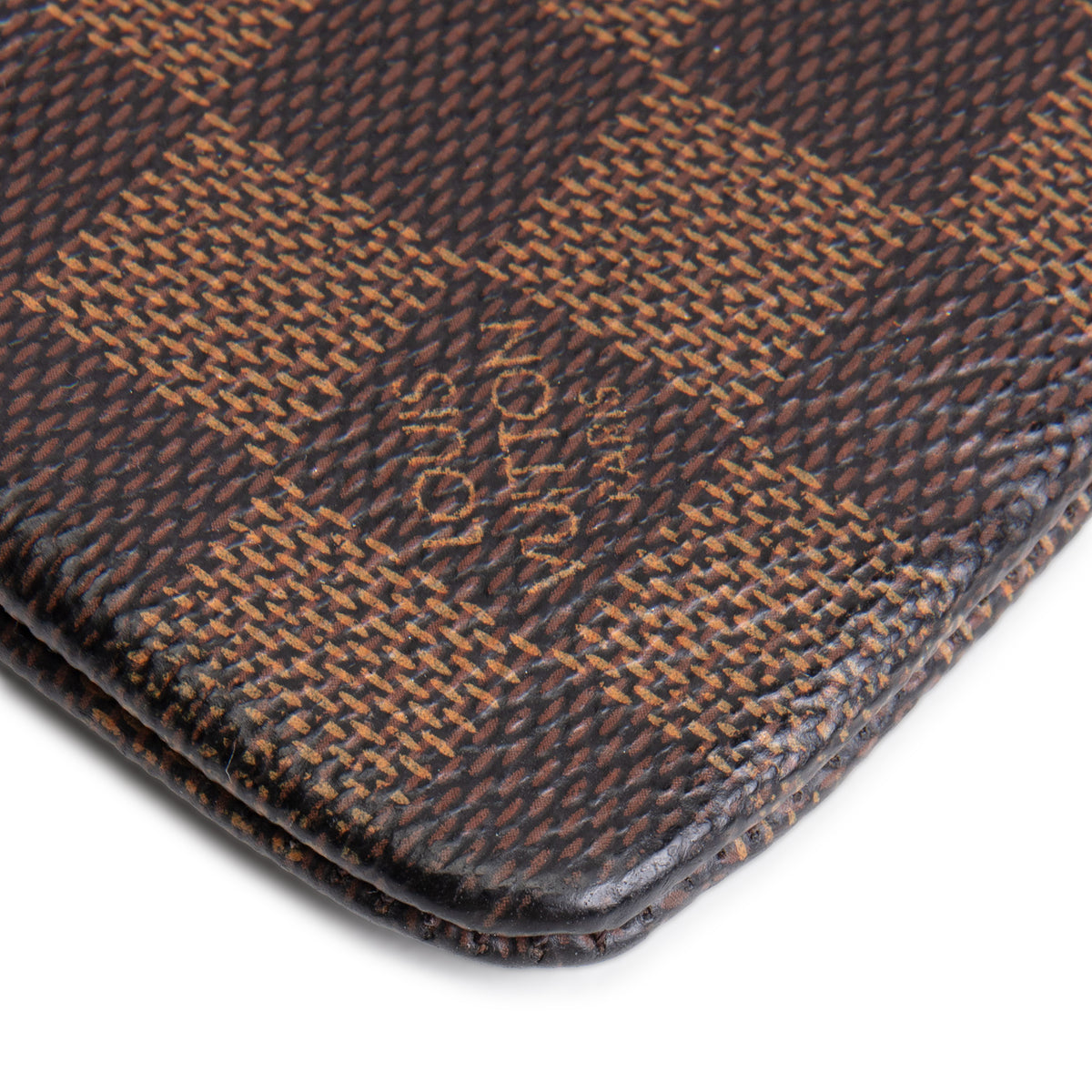 LOUIS VUITTON Key Pouch - Damier Ebene Vintage OUTLET FINAL SALE