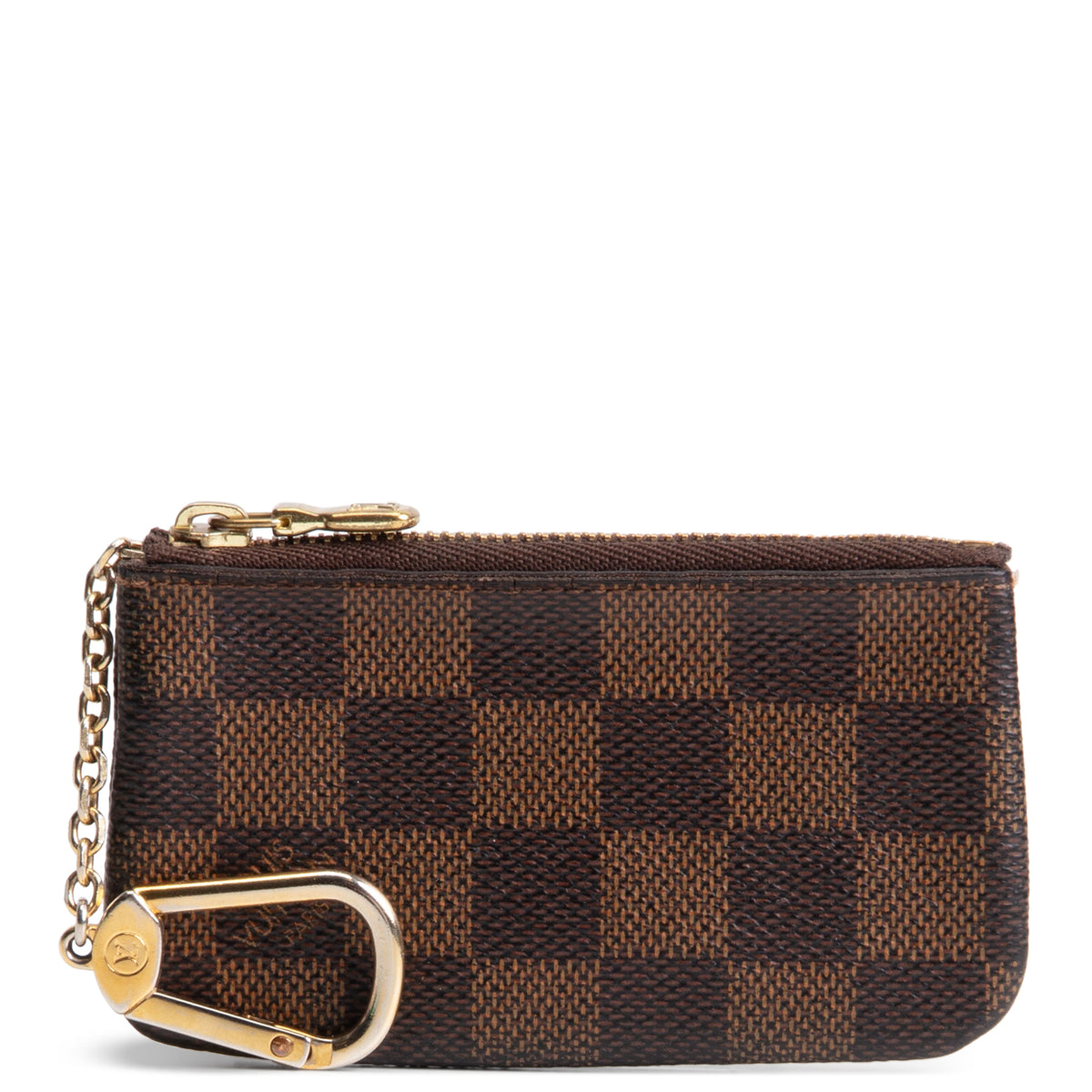 LOUIS VUITTON Key Pouch - Damier Ebene Vintage OUTLET FINAL SALE