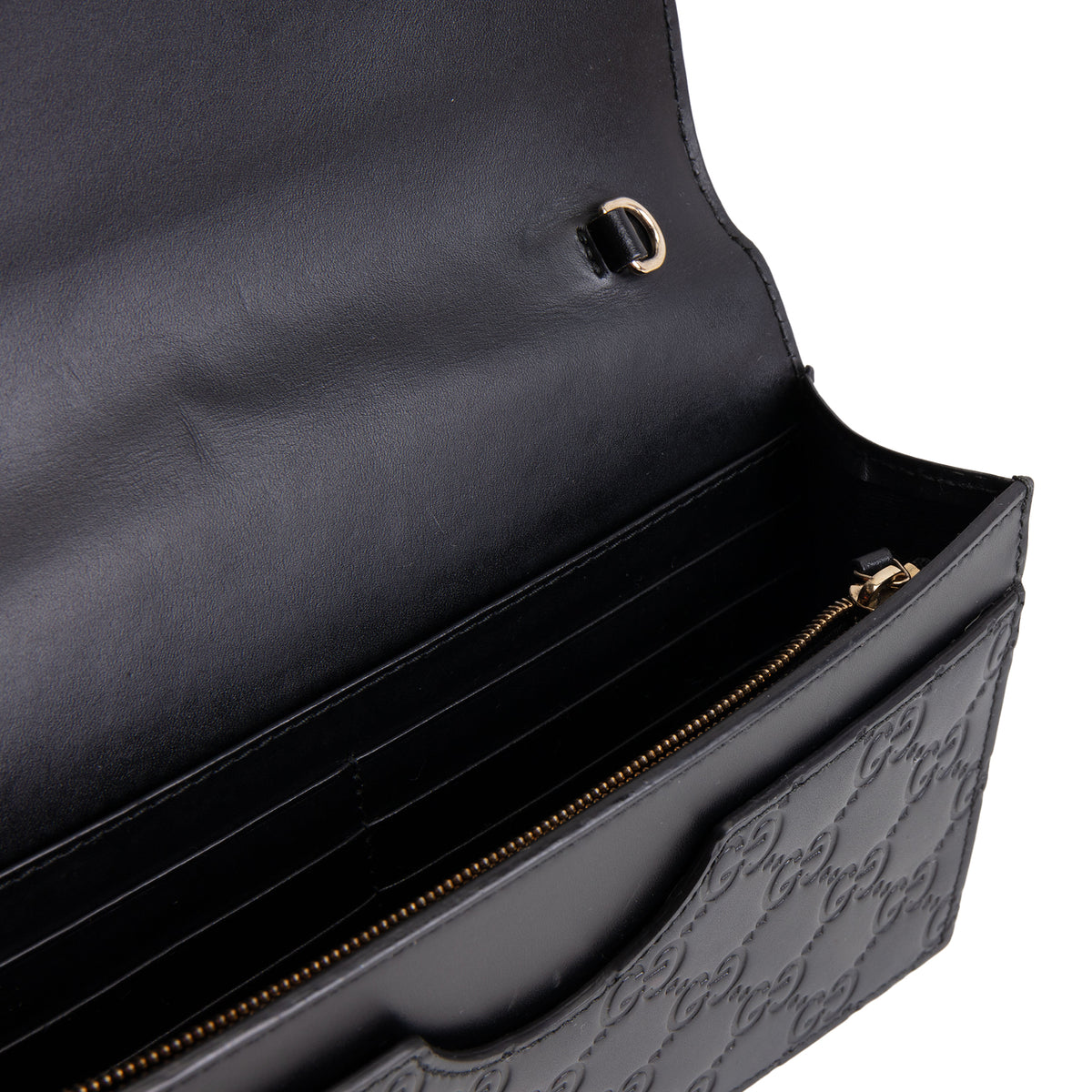 GUCCI Guccissima Bowy Chain Wallet