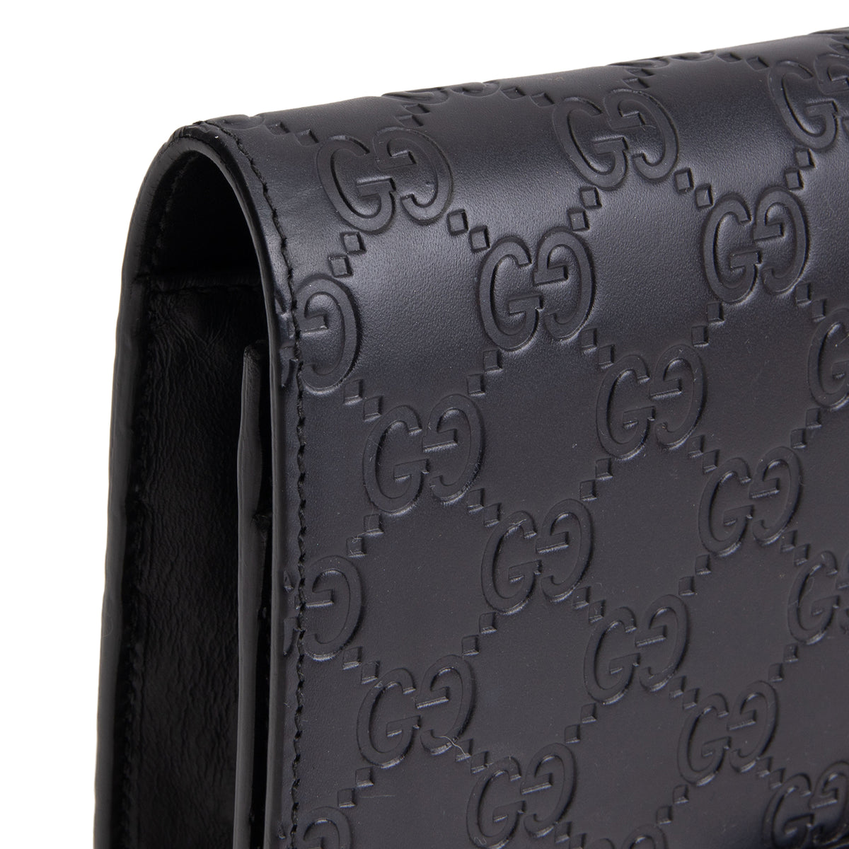 GUCCI Guccissima Bowy Chain Wallet