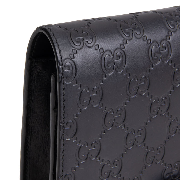 GUCCI Guccissima Bowy Chain Wallet