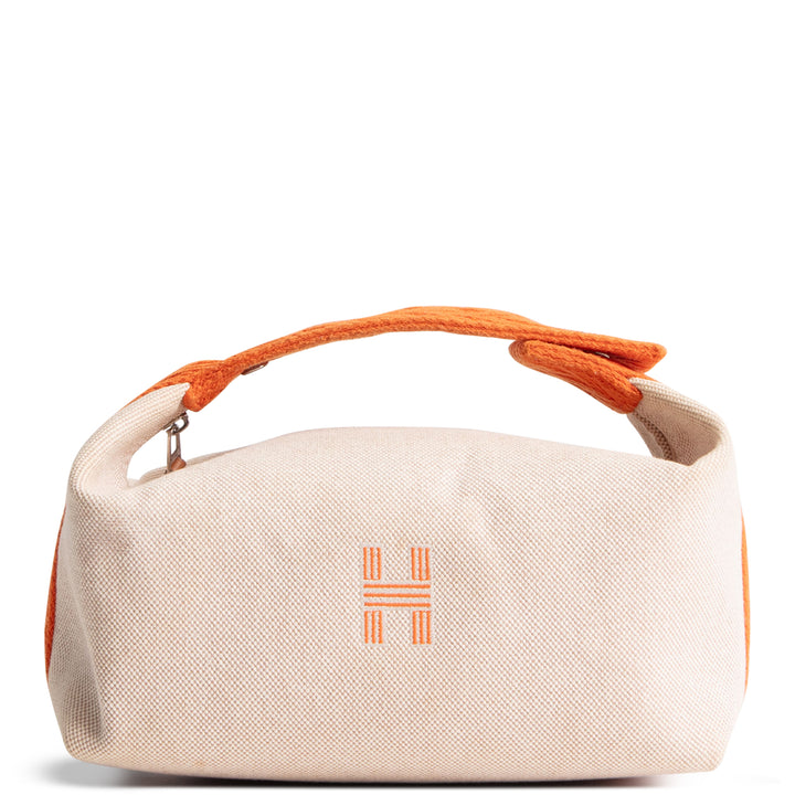 HERMES Canvas Bride-a-Brac Pouch