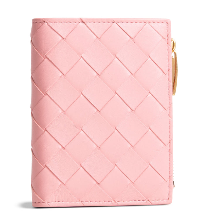 BOTTEGA VENETA Intrecciato Bifold Wallet - Blush/Pink