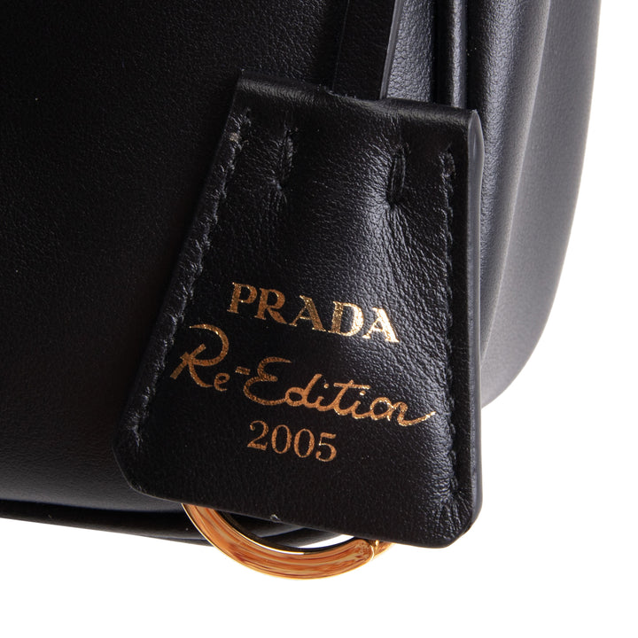 PRADA Saffiano Leather Re-Edition 2005 - Black/Gold